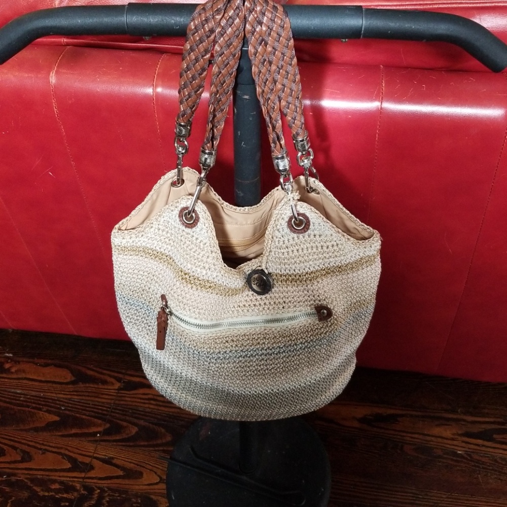 Pretty, the sak crochet purse, neutral colors